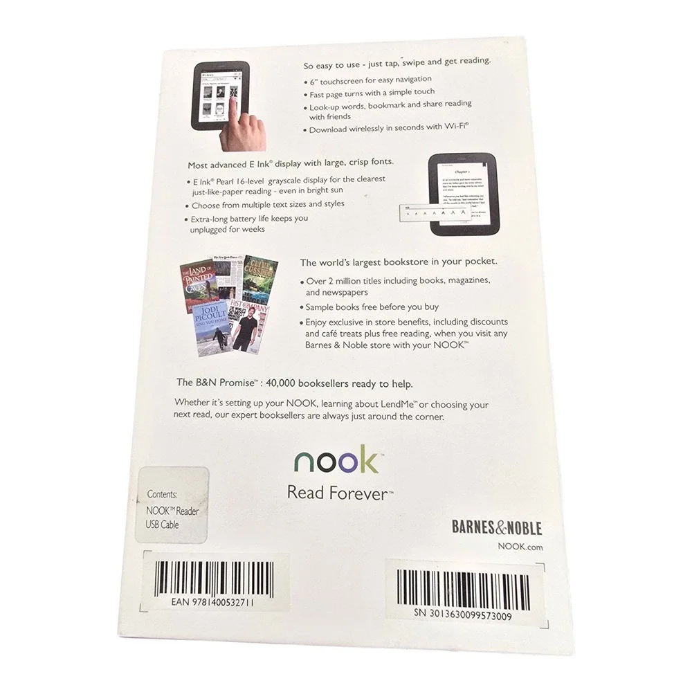 Barns & Noble BNRV510 Nook GlowLight Plus 6
